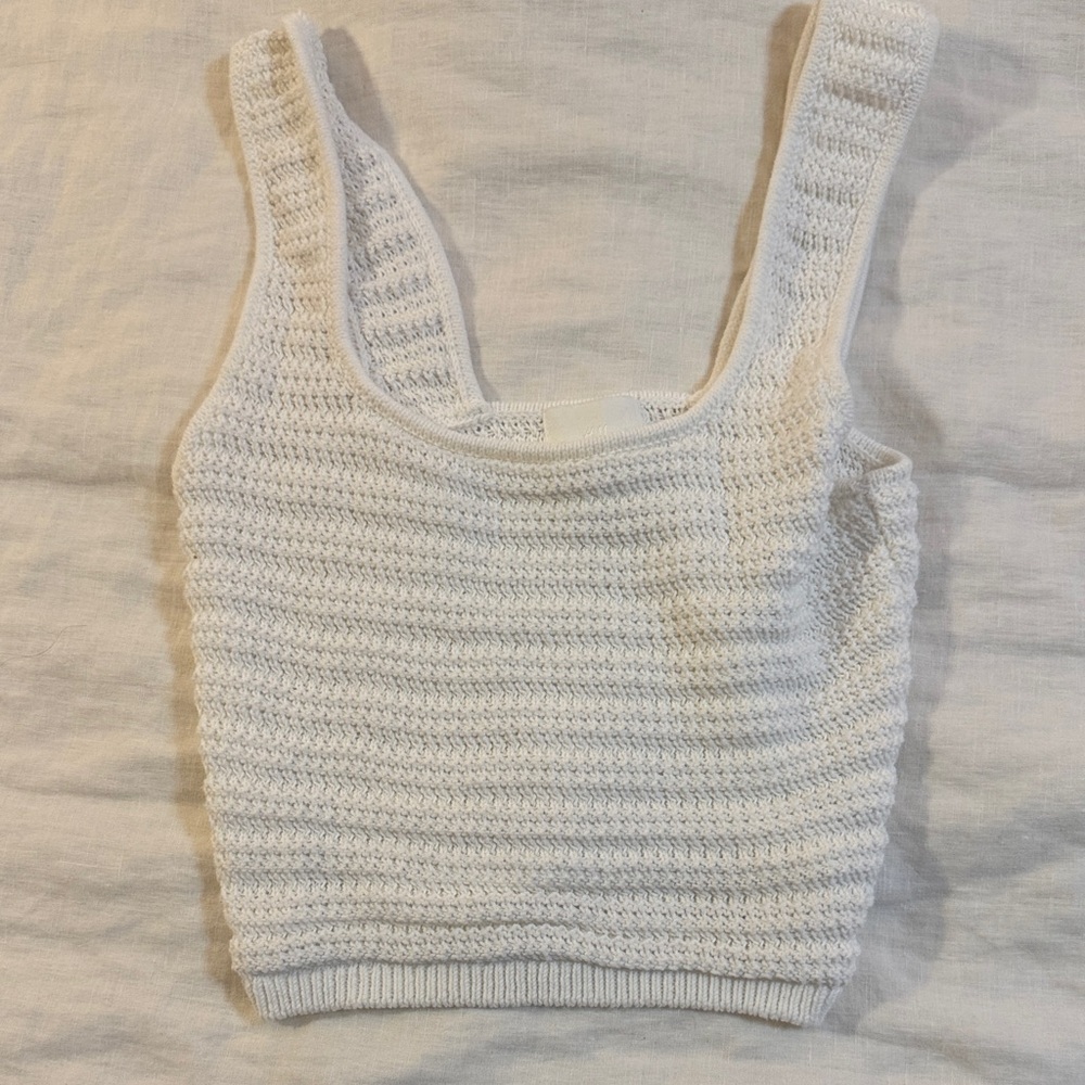 Knit crochet halter top from H&M, womens S